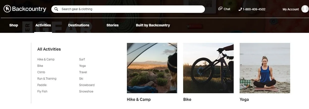 backcountry доставка