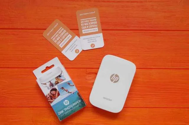 Портативний блютуз Фотопринтер HP