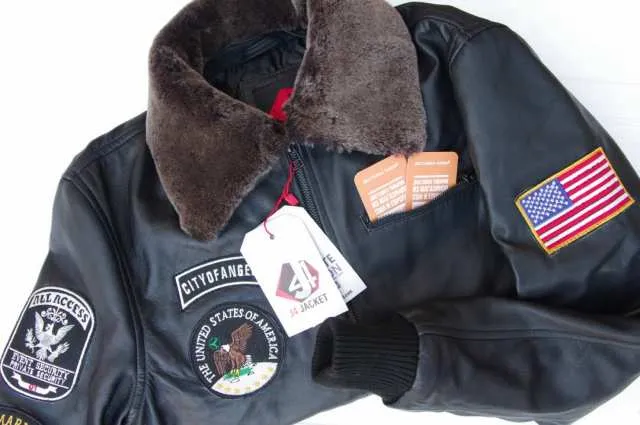 Чоловіча шкіряна куртка 4J Jacket