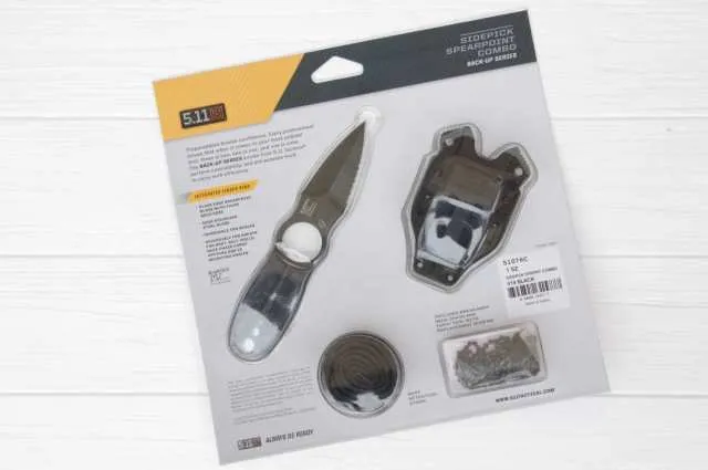 Нож 5.11 tactical SidePick Spearpoint Combo