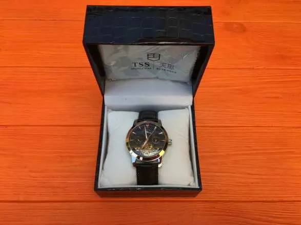 Чоловічі годинники TSS Automatic Skeleton Moonphase T8030PM2