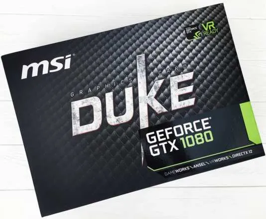 Відеокарта MSI GeForce GTX 1080 Duke