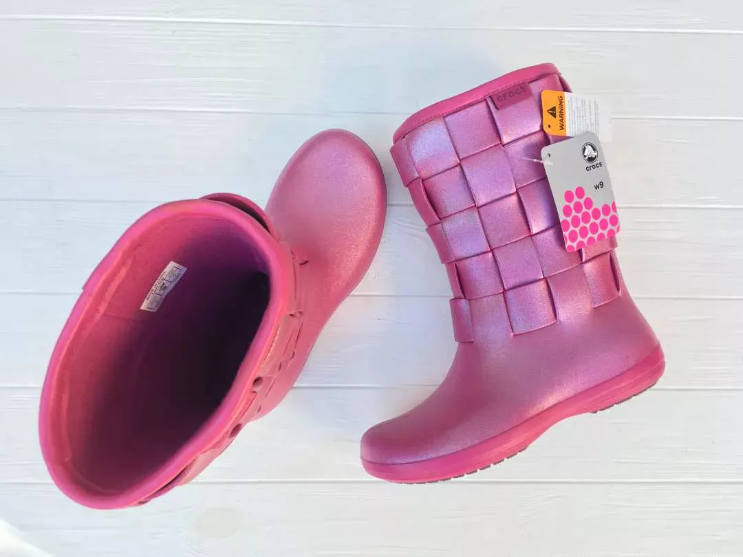 Женские сапоги Crocs Molded Iri Weave