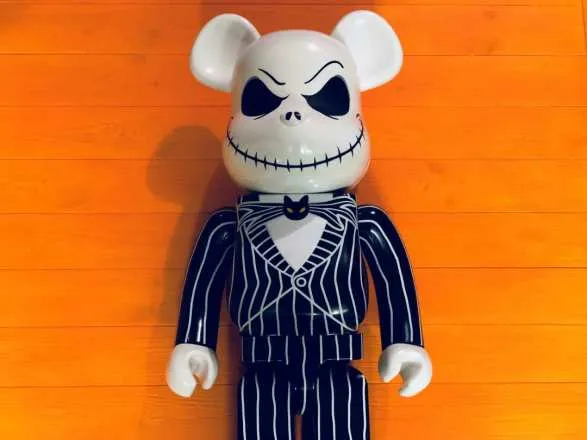 Игрушка MEDICOM Bearbrick, Nightmare Xmas NBX Jack Skellington 1000%