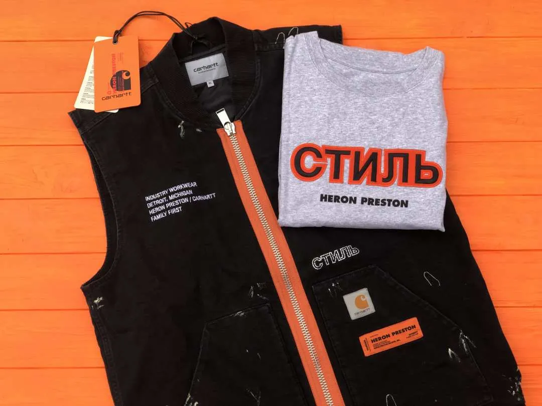 Жилетка + футболка Heron Preston