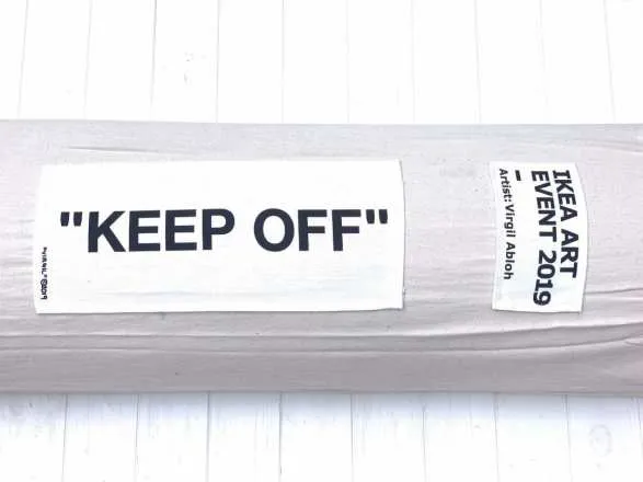 Лимитированный ковёр IKEA “KEEP OFF”