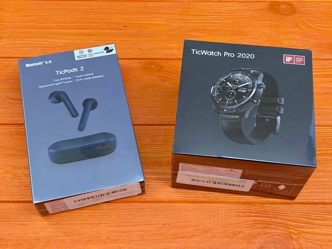 Смарт-годинник TicWatchPro 2020 & Навушники TicPods 2